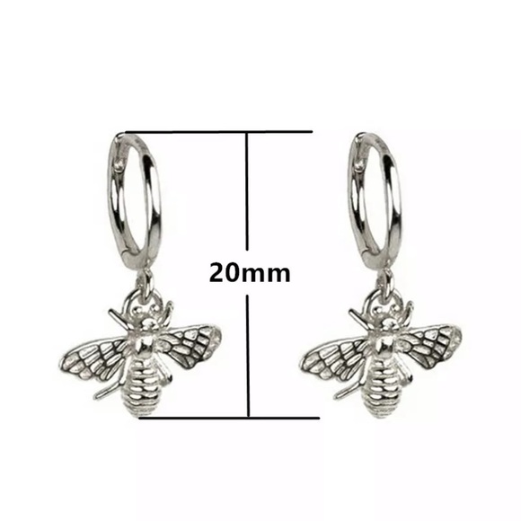 Fashion Bee 925Silver,Gold Stud Earrings for Women - Picture 5 of 5